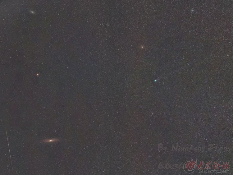 彗星-流星-仙女座大星系