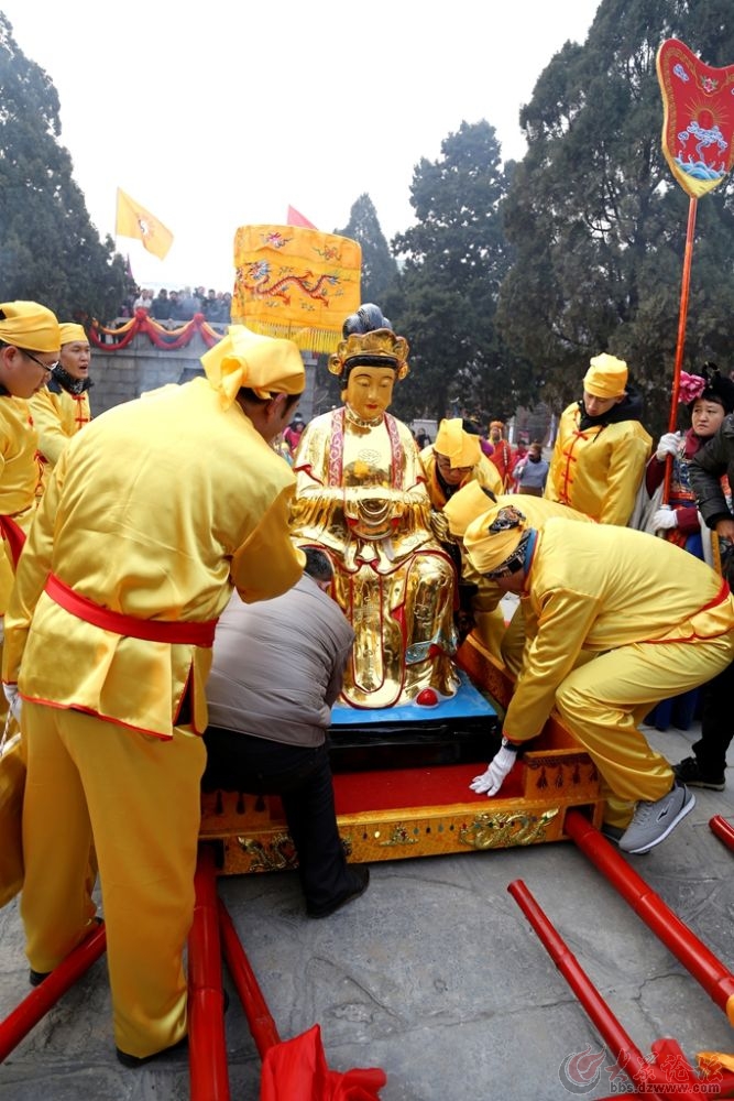 泰山灵应宫"偶遇"泰山老奶奶"碧霞元君安驾大典