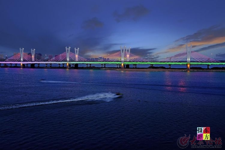 沂河夜景