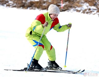 塔山滑雪活动归来